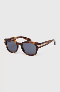 Gucci okulary przeciwsłoneczne męskie kolor brązowy - Okulary przeciwsłoneczne - miniaturka - grafika 1