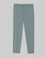 Spodnie męskie - spodnie do zestawu bagaladi zielony slim fit - miniaturka - grafika 1