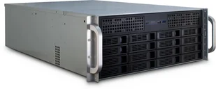 Inter-Tech 4U-4416L Stojak Czarny, Srebrny - Akcesoria do komputerów stacjonarnych - miniaturka - grafika 1