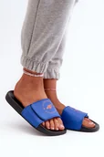 Klapki i japonki damskie - Klapki Chłopięce 4FJMM00FFLIM043-33S Niebieskie-37 - miniaturka - grafika 1