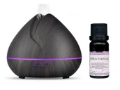 Aromaterapia - BrainMax Zestaw ciemny dyfuzor zapachowy mandala ciemny + mieszanka olejków eterycznych Napływ energii 10 ml - miniaturka - grafika 1