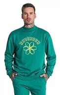 Bluzy męskie - Gianni Kavanagh Bluza męska Green Infinitum Sweat, zielony, XL - miniaturka - grafika 1