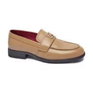 Półbuty damskie - Tommy Hilfiger Skórzane loafersy - miniaturka - grafika 1