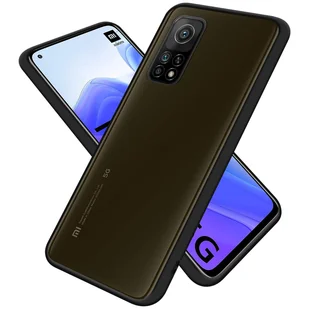 Etui Cadorabo kompatybilne z Xiaomi Mi 10T / 10T Pro w kolorze czarnym matowym - Etui na telefon komórkowy z silikonem TPU wewnątrz i matowym plastikowym tyłem - Pokrowiec ochronny hybrydowy twardy futerał na tył etui - Etui i futerały do telefonów - miniaturka - grafika 1
