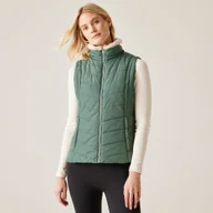 Kurtki i kamizelki sportowe damskie - Regatta Damska kamizelka Wildrose Ciemnozielony, Rozmiar: 36 - miniaturka - grafika 1