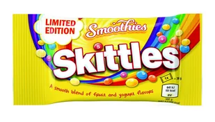 SKITTLES DRAŻE SMOOTHIES 38G ŻÓŁTE - Cukierki - miniaturka - grafika 1