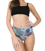 Komplety bielizny - Figi damskie bezszwowe z wysokim stanem INK Maxi Julimex wakacyjny wzór  S - miniaturka - grafika 1