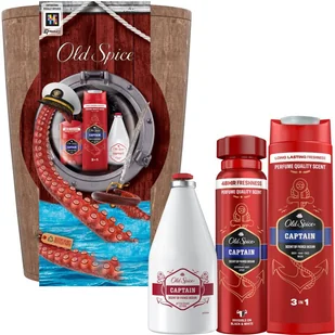 Old Spice Zestaw Barrel (deo sztyft + żel pod prysznic + woda po goleniu) - Kosmetyki do kąpieli - miniaturka - grafika 1