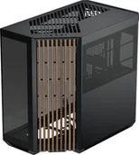 Obudowy komputerowe - Obudowa Apnx APNX V1 PC-Gehuse, Midi-Tower, ATX, Tempered Glass - Holz, schwarz - miniaturka - grafika 1
