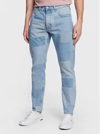 Spodnie męskie - Pepe Jeans Jeansy Callen Weave PM206815 Niebieski Relaxed Fit - miniaturka - grafika 1