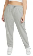 Spodnie sportowe damskie - Damskie Spodnie Nike Swoosh NSW Bojówki Plus Size DC6941-063 2X 54-56 - miniaturka - grafika 1