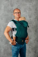 Chusty do noszenia dzieci - Moje drugie nosidełko LennyLamb - LennyGo Jade - Regulowane - miniaturka - grafika 1