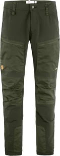 FJALLRAVEN 87160-662-625 Keb Agile zimowe spodnie sportowe M męskie spodnie sportowe Deep Forest-Laurel zielony, rozmiar 50/L - Spodenki męskie - miniaturka - grafika 1