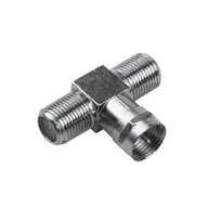 Inne akcesoria audio-wideo - Adapter wtyk F - 2 x gniazdo F - miniaturka - grafika 1