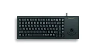 Klawiatury - CHERRY XS Trackball klawiatura USB QWERTY Skandynawia Czarny G84-5400LUMPN-2 - miniaturka - grafika 1