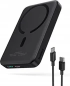 Akcesoria do smartwatchy - Baseus Magsafe Powerbank 10000mAh PD 20W iPhone Mini USB-C Czarny - miniaturka - grafika 1