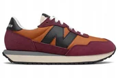 Sneakersy damskie - Buty Sportowe bordowe Damskie New Balance Sneakersy WS237SC r. 36,5 - miniaturka - grafika 1