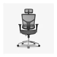 Fotele i krzesła biurowe - BROSCO Ergonomiczny Fotel ERGOFLY STAR T-07 Grey STY-M01 T-07 Grey - miniaturka - grafika 1