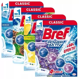Bref Power Activ Kostka Do Wc 50G X4 - Środki do WC Bref Power Activ Kostka Do Wc 50G X4 - Środki do WC - miniaturka - grafika 1