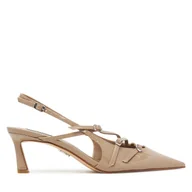 Sandały damskie - Sandały Steve Madden Liana SM11003386 Brązowy - miniaturka - grafika 1