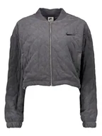 Kurtki damskie - Nike Kurtka przejściowa "Terry Quilted" w kolorze antracytowym - miniaturka - grafika 1