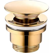 Korki do umywalek - Mexen korek klik-klak uniwersalny złoty - 79930-50 - miniaturka - grafika 1