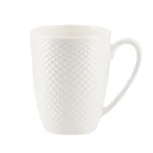 Kubki - Kubek Porcelanowy 350 Ml Bari White Villa Italia - miniaturka - grafika 1