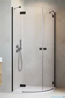 Kabiny prysznicowe - Radaway Essenza Black Pdd kabina 80x90cm szkło przejrzyste 1385002-54-01L/1385001-54-01R - miniaturka - grafika 1