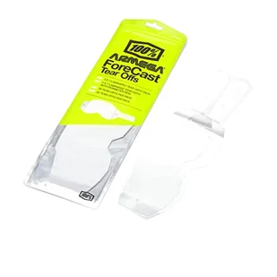100% MÁSCARAS ARMEGA FORECAST Standard Tear-Offs 50 PK - Gogle i okulary motocyklowe - miniaturka - grafika 1