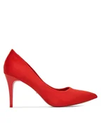 Czółenka - DeeZee Szpilki DZ002 Czerwony - miniaturka - grafika 1