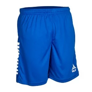 Spodnie sportowe męskie - Spodenki piłkarskie męskie Select Spain niebieskie - grafika 1