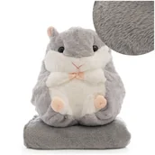 Koce i narzuty dla dzieci - Maskotka Poduszka 3w1 z Ukrytym Kocem 100x160 Mikrofibra 81 - miniaturka - grafika 1