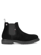 Botki męskie - U.S. Polo Assn. Sztyblety LORENZ001M/DSE1 Czarny - miniaturka - grafika 1