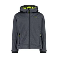 Kurtki i płaszcze dla chłopców - CMP, Kid Jacket Fix Hood, Boy, Titanio Mel., 140 - miniaturka - grafika 1