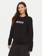 Bluzy damskie - Boss Bluza C_Elaboss_6 50501154 Czarny Regular Fit - miniaturka - grafika 1
