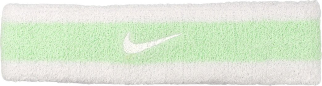 Opaska na głowę Nike Swoosh biało-zielona N0001544117OS