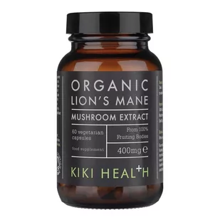 Kiki Health Lion's Mane Mushroom Extract (60 kaps.) - Suplementy naturalne - miniaturka - grafika 1
