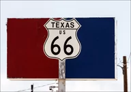 Plakaty - A representation of the sign for the Texas portion of the old U.S., Carol Highsmith - plakat 70x50 cm - miniaturka - grafika 1