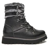 Botki damskie - Botki Roxy ARJB700752 Czarny - miniaturka - grafika 1