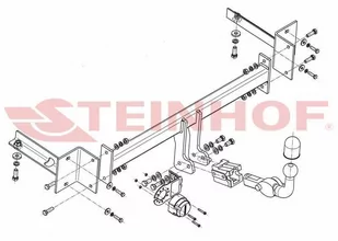 Hak holowniczy Steinhof V-161 - Akcesoria motoryzacyjne Hak holowniczy Steinhof V-161 - Akcesoria motoryzacyjne - miniaturka - grafika 1
