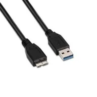 Kable komputerowe i do monitorów - AISENS A105 – 0044 – Kabel USB 3 (2 m, odpowiedni do obudów zewnętrznych, telefonów komórkowych i cyfrowych kamer) Czarny - miniaturka - grafika 1
