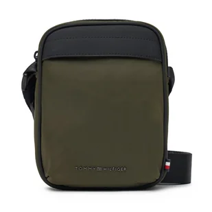 Saszetka Tommy Hilfiger Th Repreve Mini Reporter AM0AM13185 Zielony - Torby męskie - miniaturka - grafika 1
