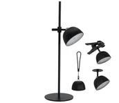 Lampy stojące - LED Lampa stołowa ściemnialna do ładowania LED/3,5W/5V 3000/4000/6500K czarne - miniaturka - grafika 1