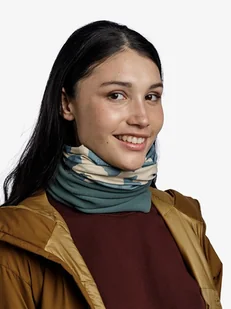 Buff Szal-koło "Polar" w kolorze beżowo-niebieskim - Apaszki i szaliki damskie - miniaturka - grafika 1
