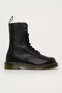 Botki damskie - Dr. Martens Workery skórzane 1490 - grafika 1