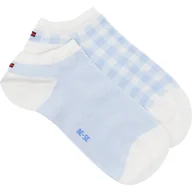 Skarpetki damskie - Tommy Hilfiger Skarpety 2-pack BIRDSEYE GINGHAM - miniaturka - grafika 1