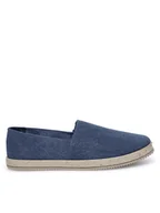 Espadryle męskie - Lanetti Espadryle MF1594-1 Niebieski - miniaturka - grafika 1