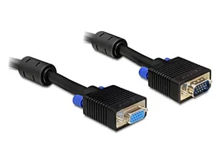 Delock Kabel do monitora, przedłużacz SVGA D-sub żeńskie - męskie, ferryt,ekran5 m czarny (82566) - Kable komputerowe i do monitorów - miniaturka - grafika 3