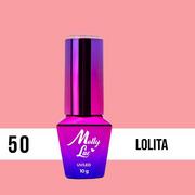 Lakiery hybrydowe - Molly Lac Lakier hybrydowy MollyLac Inspired By You Lolita 10 g Nr 50 - miniaturka - grafika 1