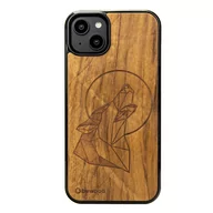 Etui i futerały do telefonów - Drewniane Etui Bewood iPhone 14 Plus WILK IMBUIA - miniaturka - grafika 1